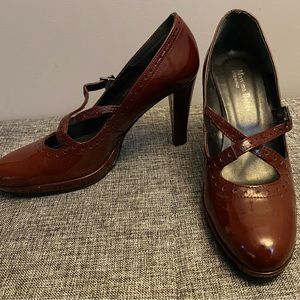 Women's  Massimo Baldi Brown Pump Shoes Sz.9.5 Made in Italy